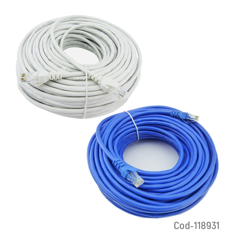 Cable de Red de 40 m Categoría 6e Terminales Rj-45 - Venta Internacional