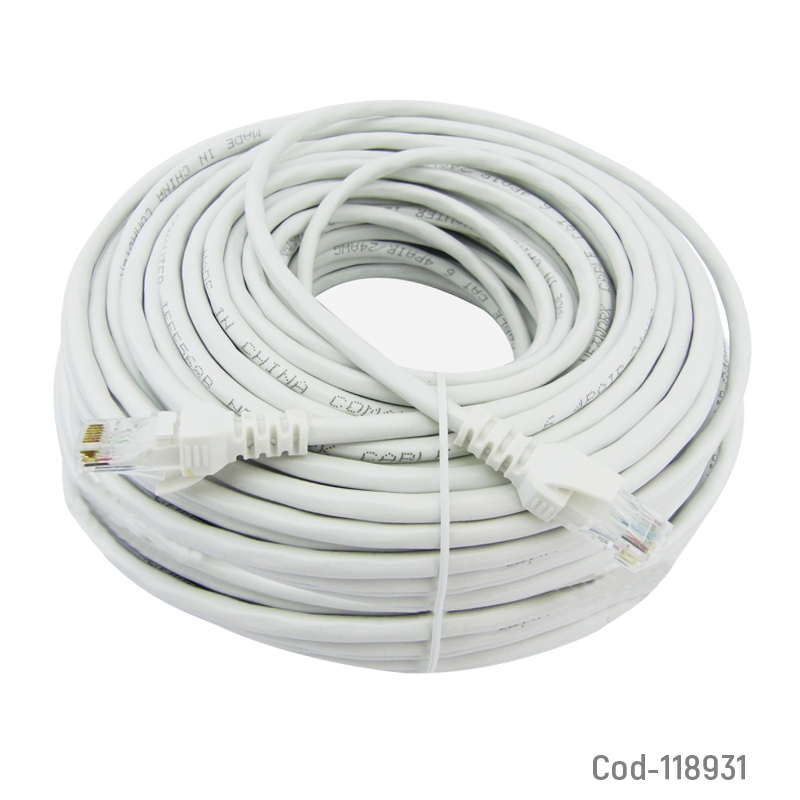 Foto 3 pulgar | Cable de Red de 40 m Categoría 6e Terminales Rj-45 - Venta Internacional