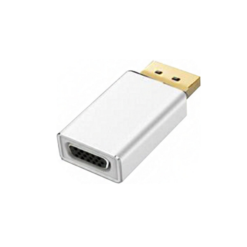 Foto 2 pulgar | Adaptador Displayport A Vga 1080p Full Hd Plateado - Venta Internacional.
