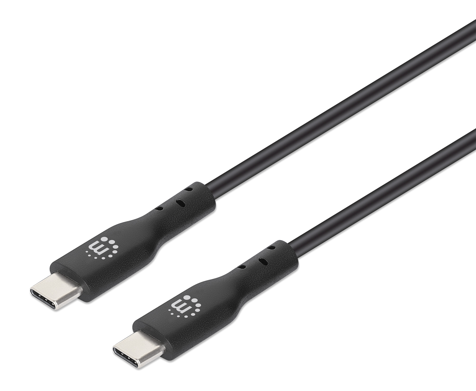 Cable Usb-c Manhattan 354875 Negro 2 M