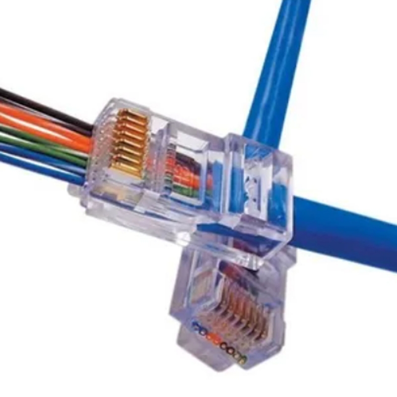 Foto 1 | Conector De Paso Rj45 Cat6 De 10 Unidades - Venta Internacional.