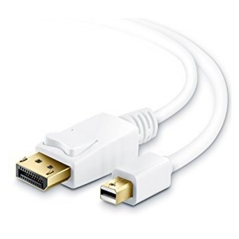 Foto 2 pulgar | Cable Displayport Blanco de 1.8 m-Venta Internacional