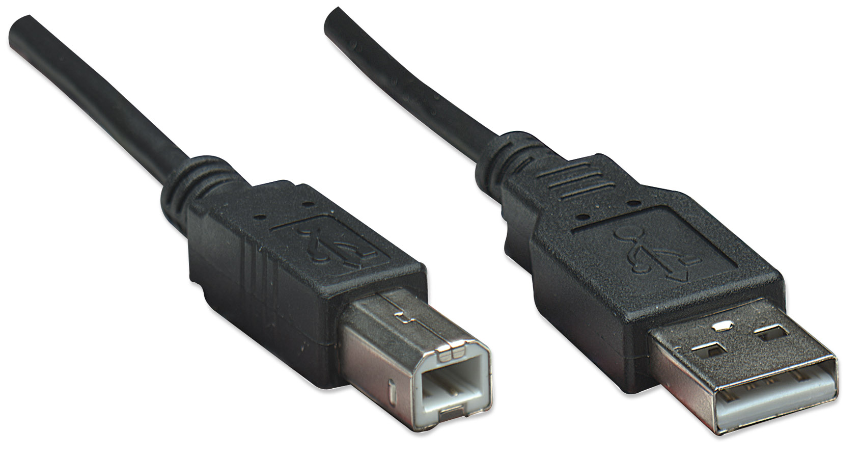 Foto 3 pulgar | Cable USB-B Manhattan Negro 0.5 m