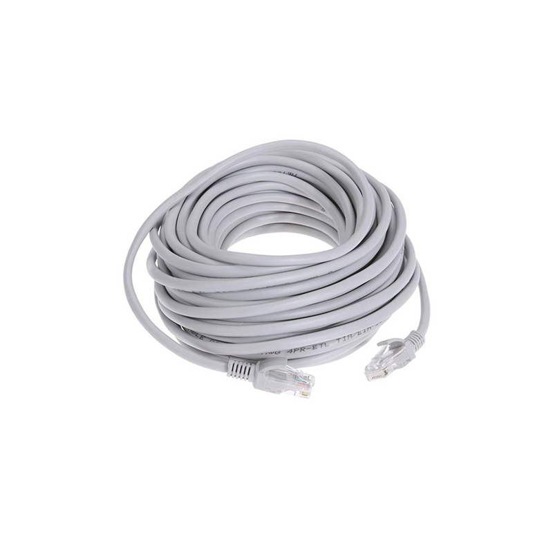 Cable de Red Cat5e Utp de 25 Metros Gris Compatible con Módem Rj45 - Venta Internacional
