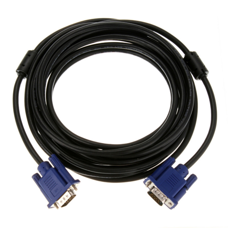 Foto 2 pulgar | Cable Vga Genérico De 15 M Macho A Macho Con Filtro De Ferrita, Azul - Venta Internacional.