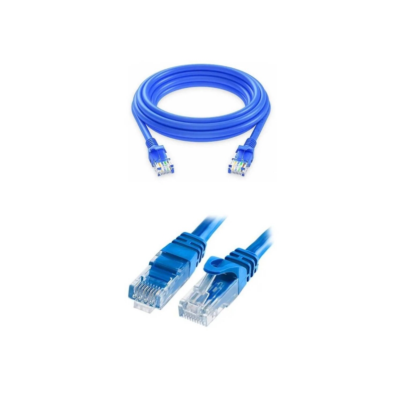 Foto 2 pulgar | Cable de Red Ethernet Cat6e Rj45 de 5 m Azul - Venta Internacional