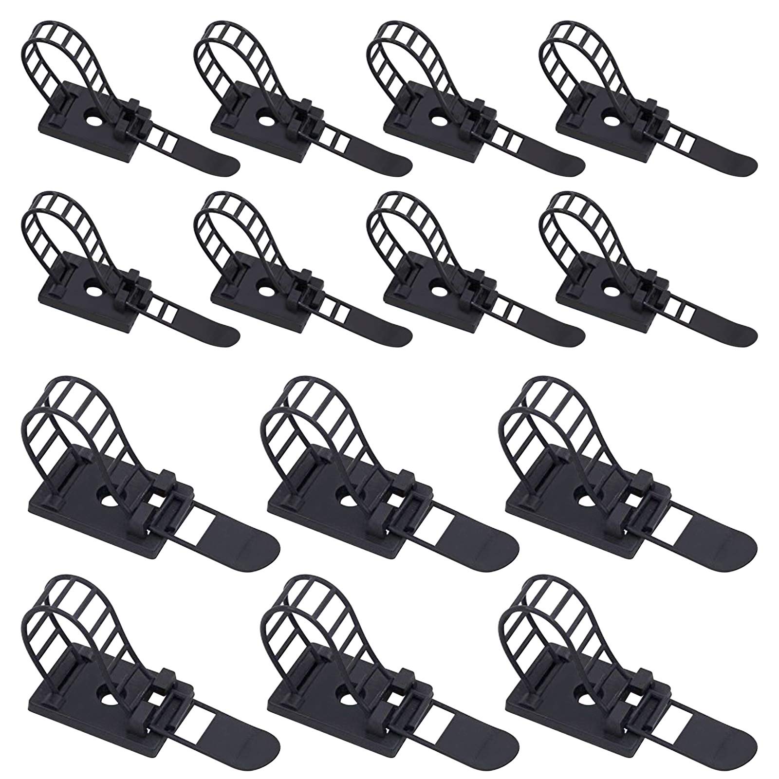 Cintas de Cable Rustark Nailon Autoadhesivas Ajustables 50 Unidades - Venta Internacional