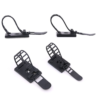 Foto 3 | Cintas de Cable Rustark Nailon Autoadhesivas Ajustables 50 Unidades - Venta Internacional