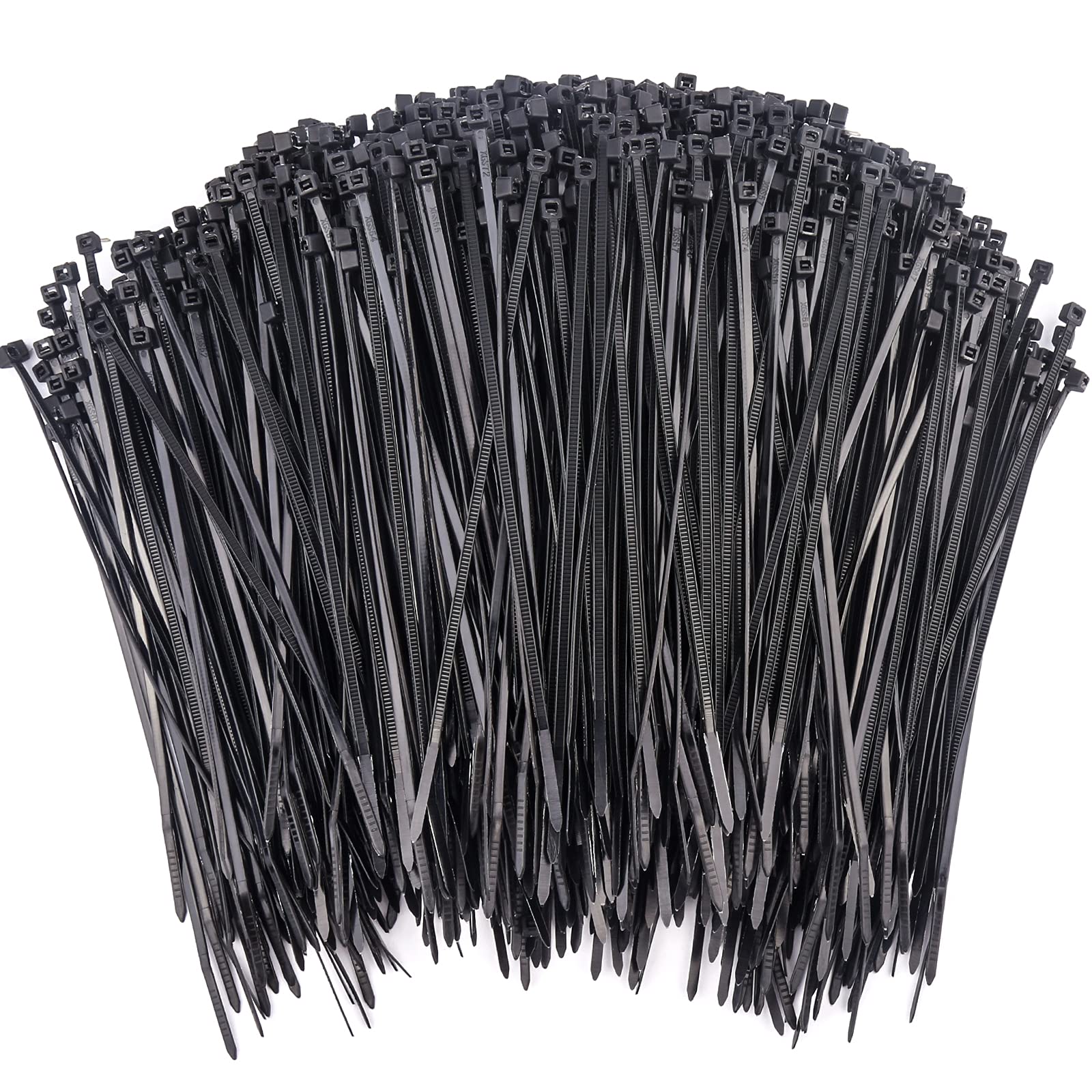 Foto 2 pulgar | Juego de 1000 bridas Negros de Nailon Autoblocantes Rienar de 15 cm con Cremallera - Venta Internacional