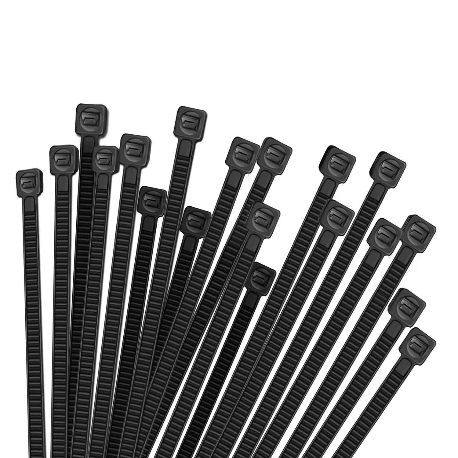 Foto 2 pulgar | Bridas Hmrope Resistente 30 Cm Nailon Negro Paquete de 100 - Venta Internacional