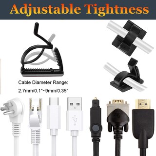 Foto 2 | Clips De Gestión De Cables Soulwit Ajustables, 50 Piezas - Venta Internacional.