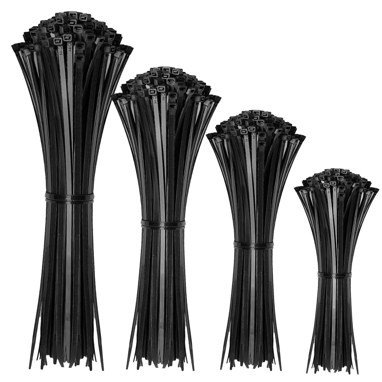 Foto 2 pulgar | Bridas con Cremallera Have Me Td Negras 400 Piezas - Venta Internacional
