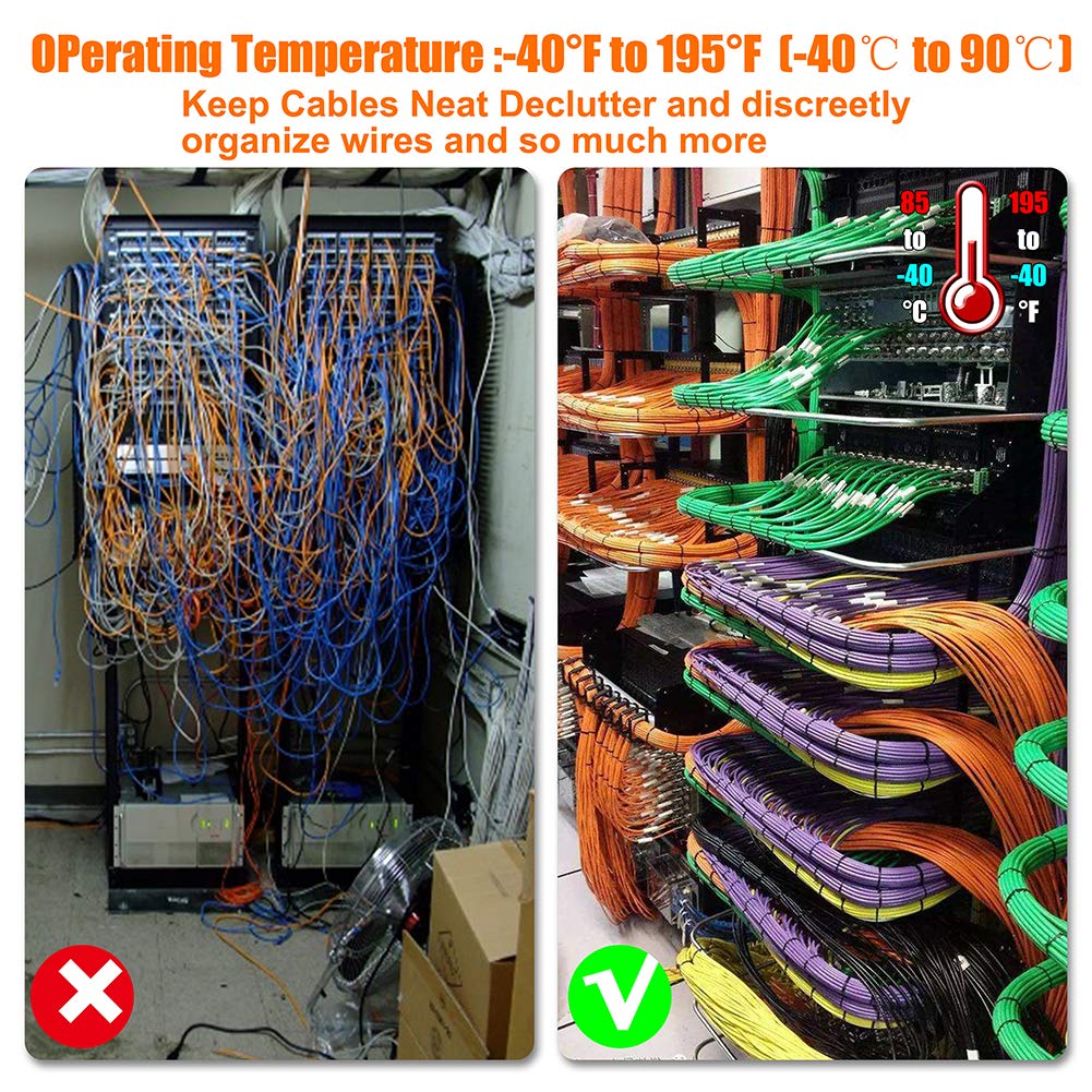 Foto 6 | Bridas con Cremallera Newmainone Paquete de 500 Unidades Negras - Venta Internacional