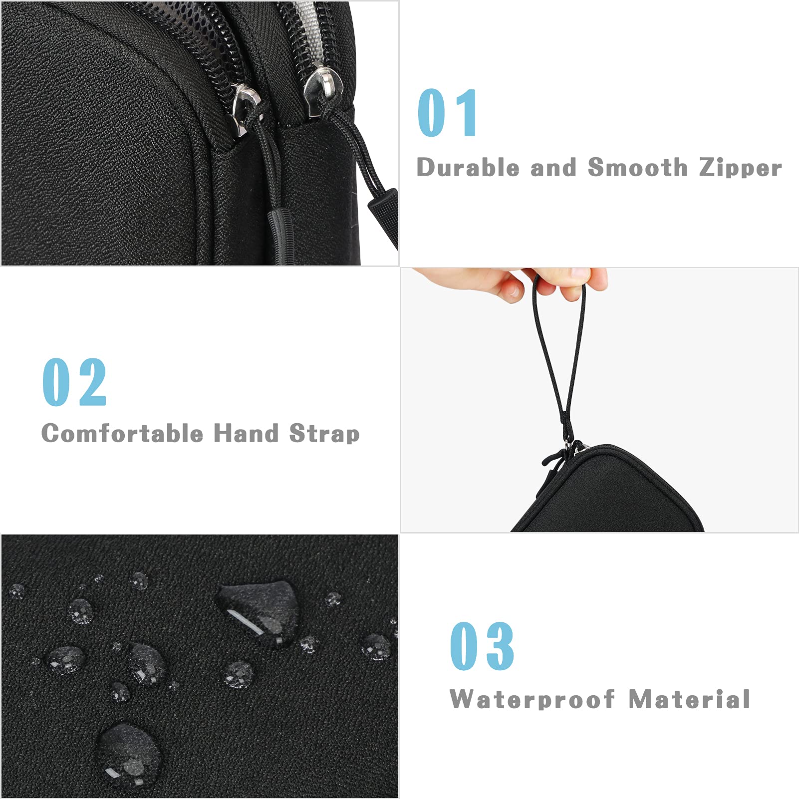 Foto 4 | Funda Organizadora de Cables para Viaje FYY Negra - Venta Internacional