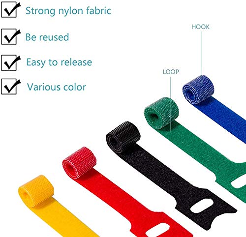 Foto 5 pulgar | Cinchos para Cables Jewoster Negras Paquete de 50 Piezas 20 cm - Venta Internacional