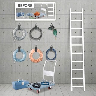 Foto 3 | Organizador de Cables de Extensión con Soporte Paquete de 4 - Venta Internacional