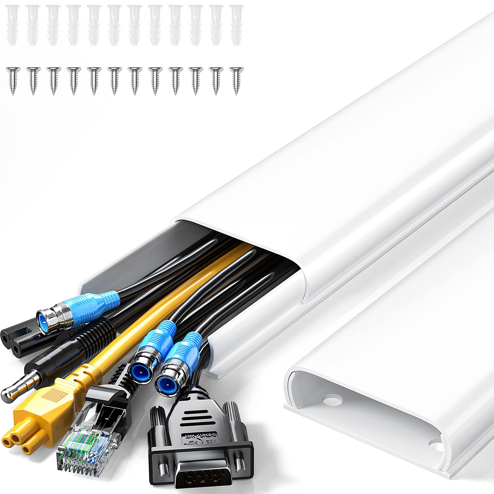 Ocultador de Cables Yecaye Blanco de 47'' - Venta Internacional