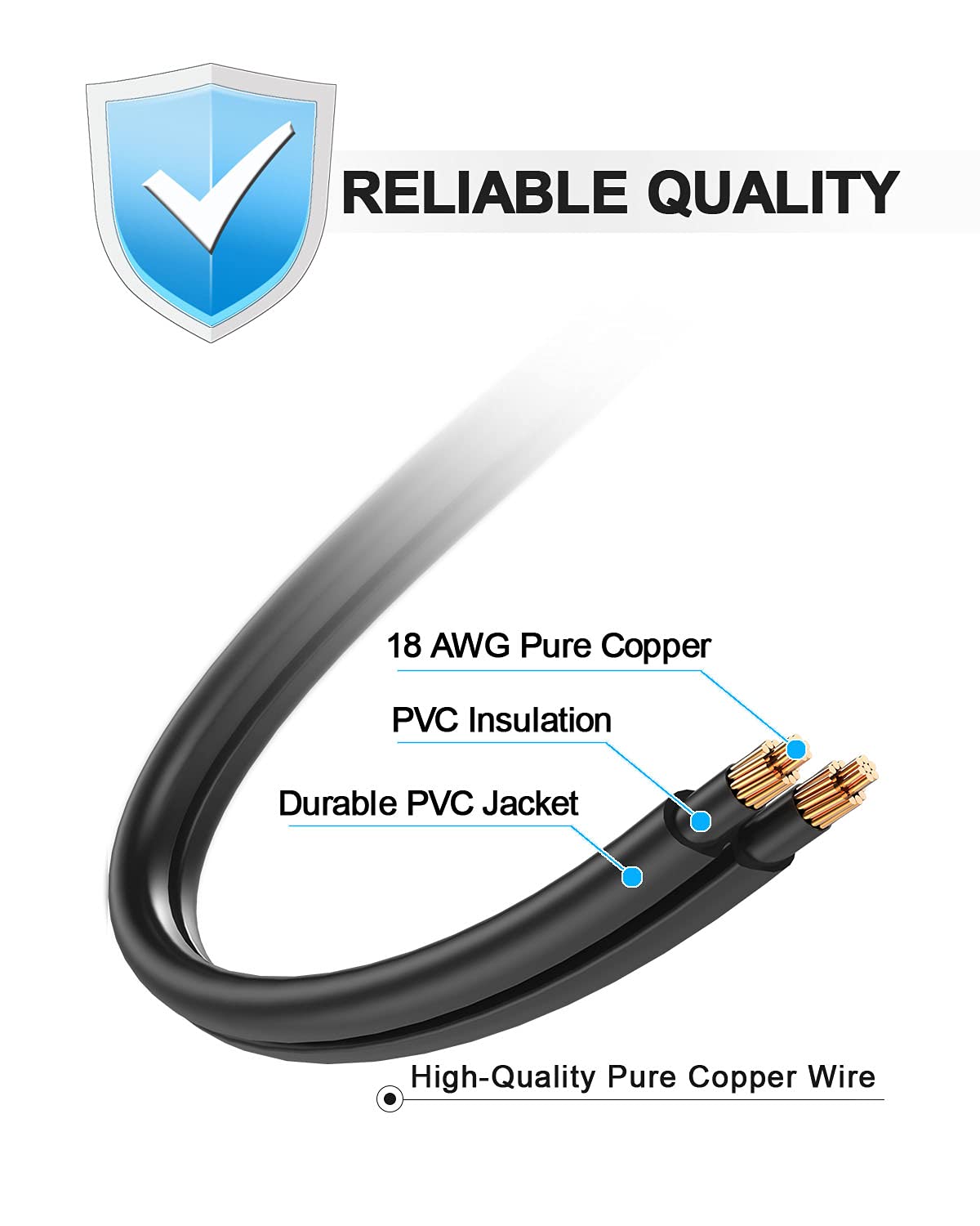 Foto 4 pulgar | Cable de Alimentación de Impresora Bicmice para HP Officejet Pro 4500 6600 46 - Venta Internacional