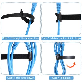 Foto 5 | Bridas para Cables Mvyc Reutilizables 6 Pulgadas Negras 120 Unidades - Venta Internacional