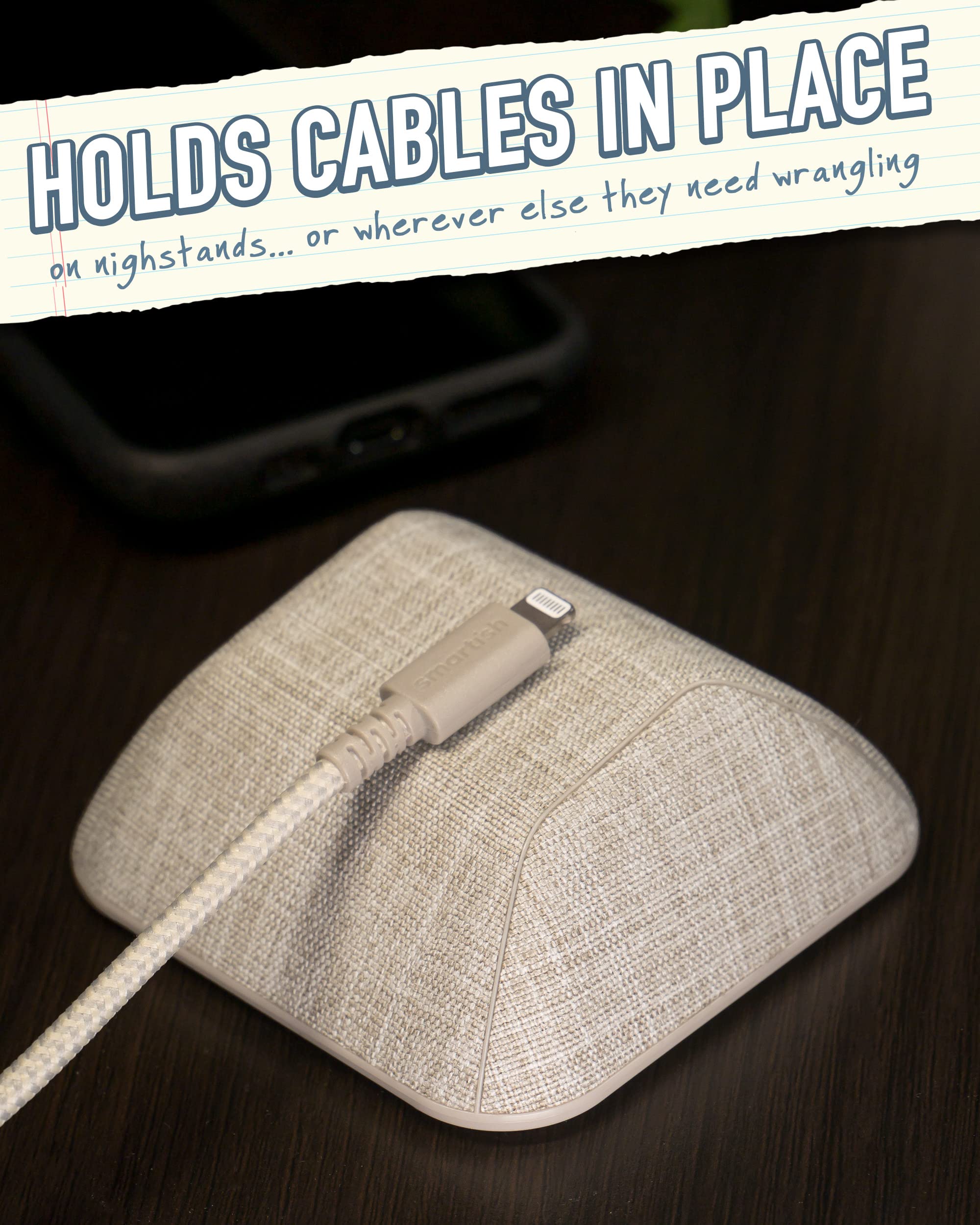 Foto 3 pulgar | Organizador De Cables Smartish Magnetic Cable Wrangler Con Soporte Para Cables - Venta Internacional.