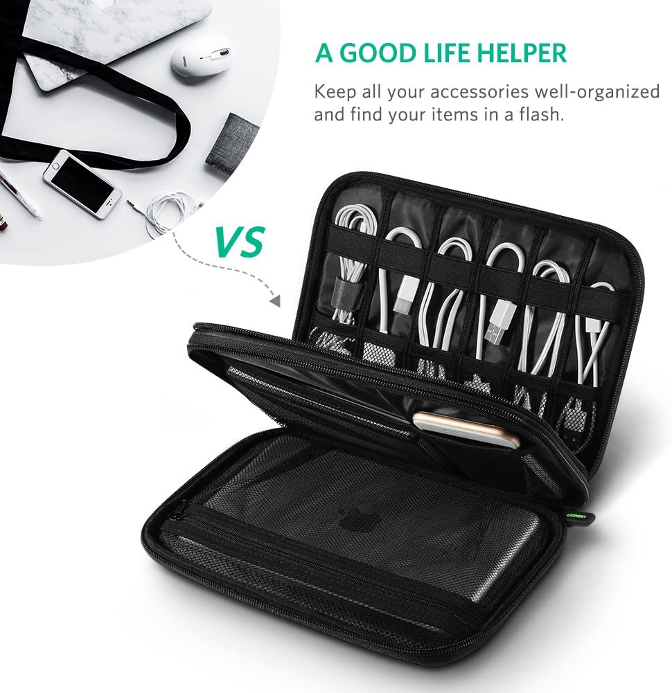 Foto 3 pulgar | Organizador de Viaje Ugreen - Bolsa de Almacenamiento para Dispositivos electrónicos color Negro - Venta Internacional