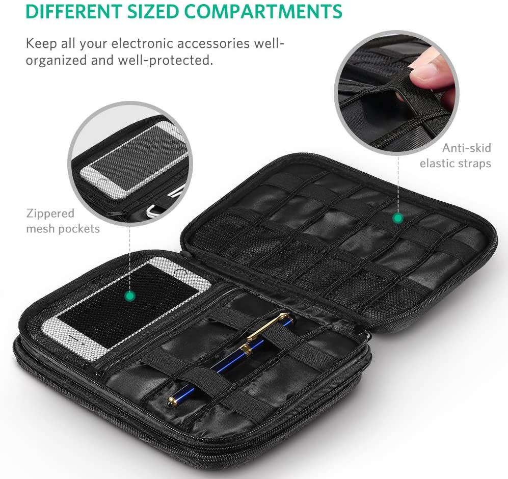 Foto 5 pulgar | Organizador de Viaje Ugreen - Bolsa de Almacenamiento para Dispositivos electrónicos color Negro - Venta Internacional