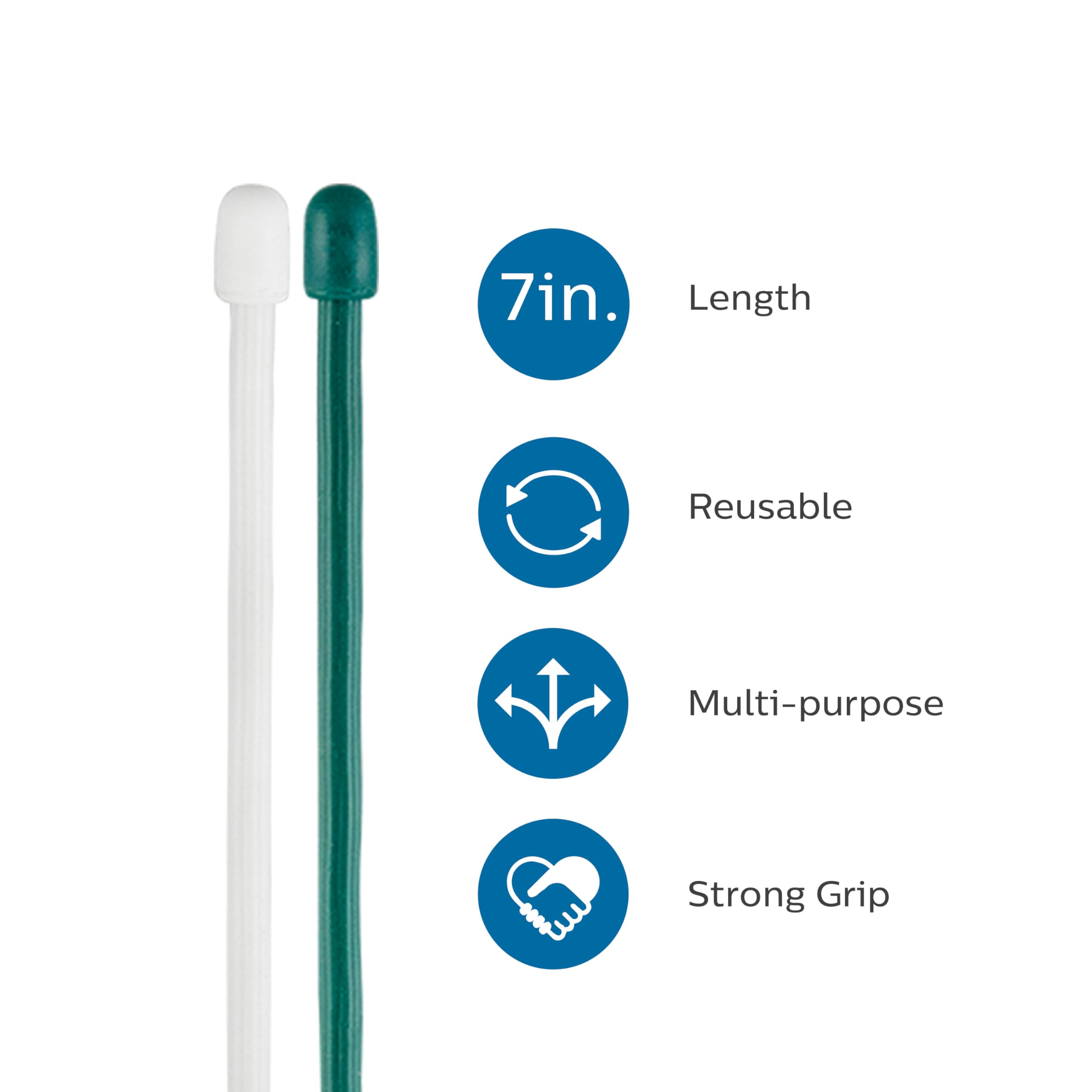 Foto 4 pulgar | Bridas Flexibles para Gestión de Cables Philips 6 Piezas 18 cm Swv4408/27 - Venta Internacional