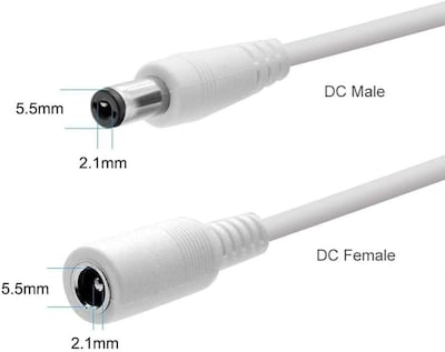 Foto 2 | Cable De Extensión De Alimentación De 12 V 5 M Para Cámara - Venta Internacional.