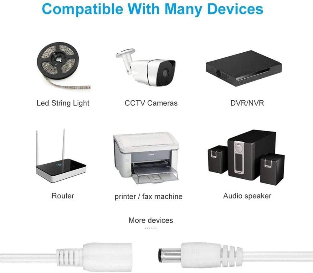 Foto 4 pulgar | Cable De Extensión De Alimentación De 12 V 5 M Para Cámara - Venta Internacional.