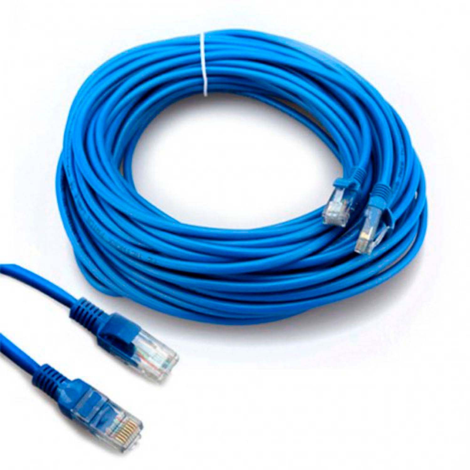 Foto 2 pulgar | Cable de Red Cat5e 10 M Rj45 Lan Azul - Venta Internacional