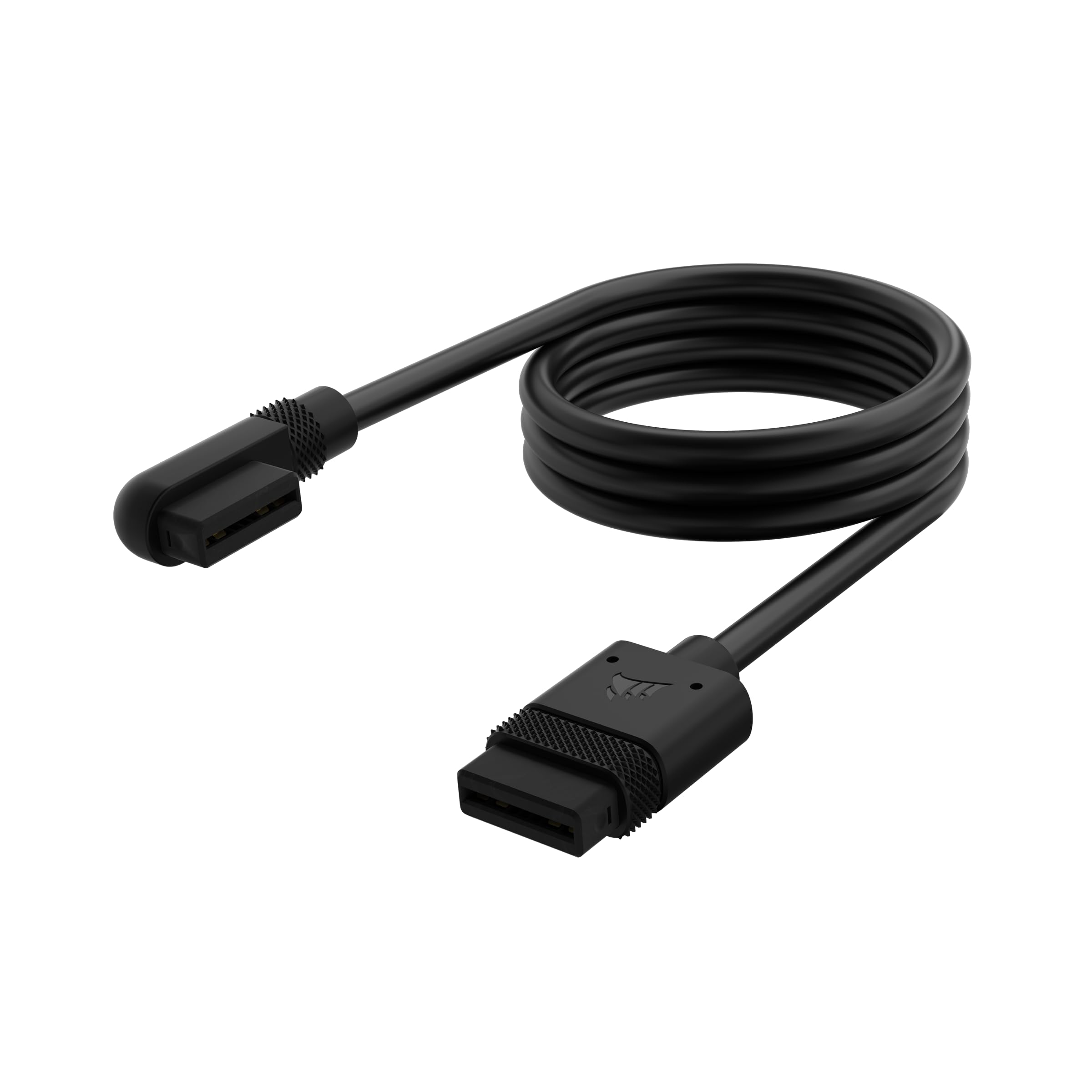 Foto 2 pulgar | Cable Corsair Icue Link Slim, 600 Mm, Recto Y Delgado 90°, Color Negro - Venta Internacional.