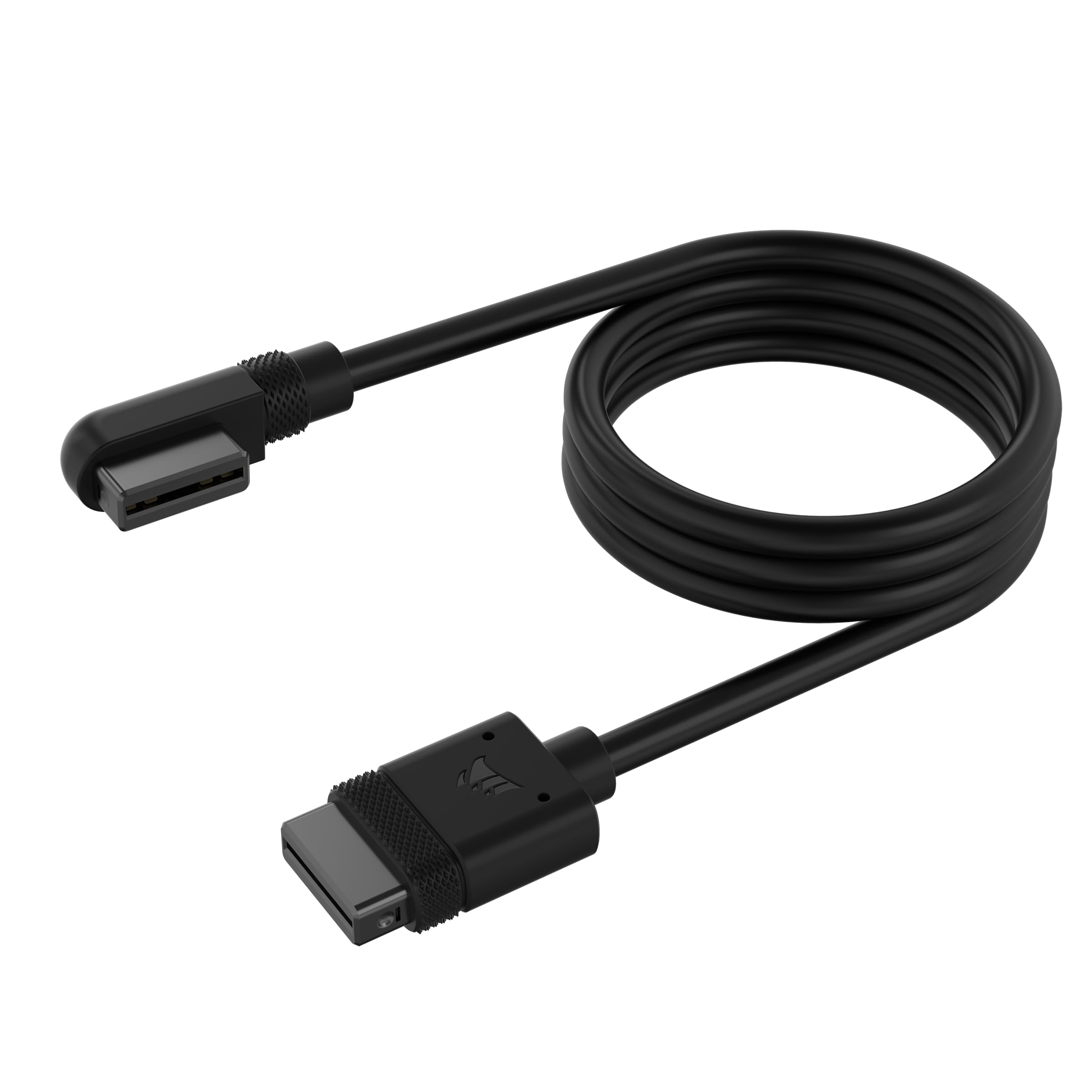 Foto 3 pulgar | Cable Corsair Icue Link Slim, 600 Mm, Recto Y Delgado 90°, Color Negro - Venta Internacional.