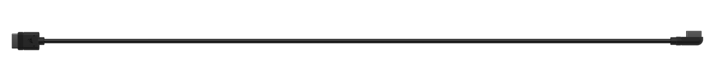 Foto 5 pulgar | Cable Corsair Icue Link Slim, 600 Mm, Recto Y Delgado 90°, Color Negro - Venta Internacional.