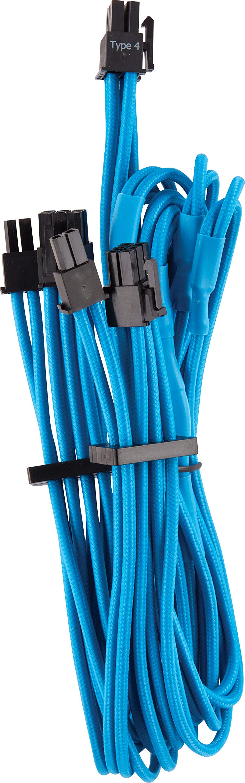 Cable Corsair Premium Pcie Con Funda Individual, Color Azul - Venta Internacional. $1,307