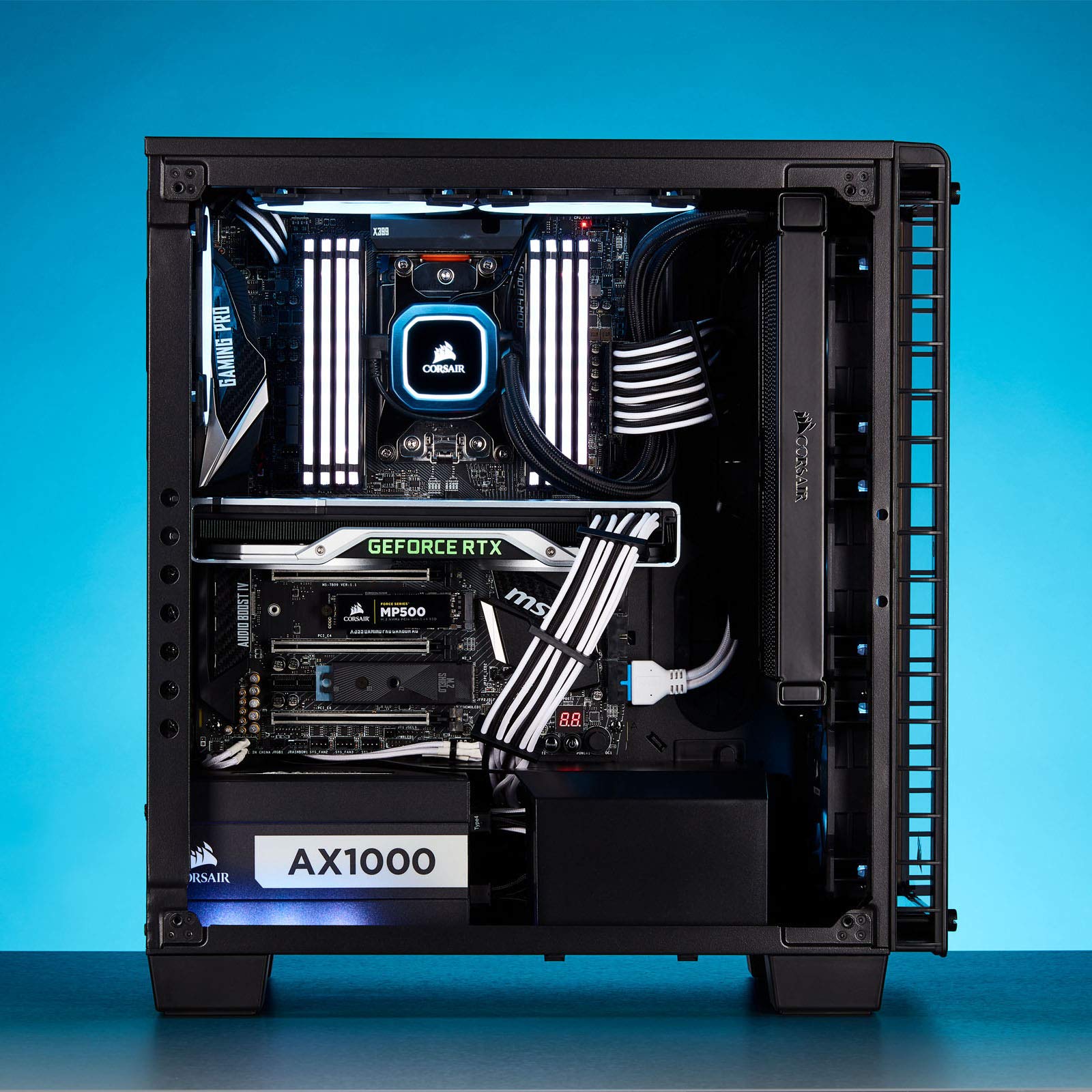 Foto 6 pulgar | Cables Pcie Corsair Premium Con Funda Individual En Rojo - Venta Internacional.
