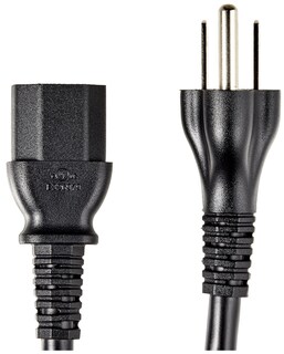 Foto 3 | Cable De Alimentación Amazon Basics De Repuesto De 12 Pies, Negro - Venta Internacional.
