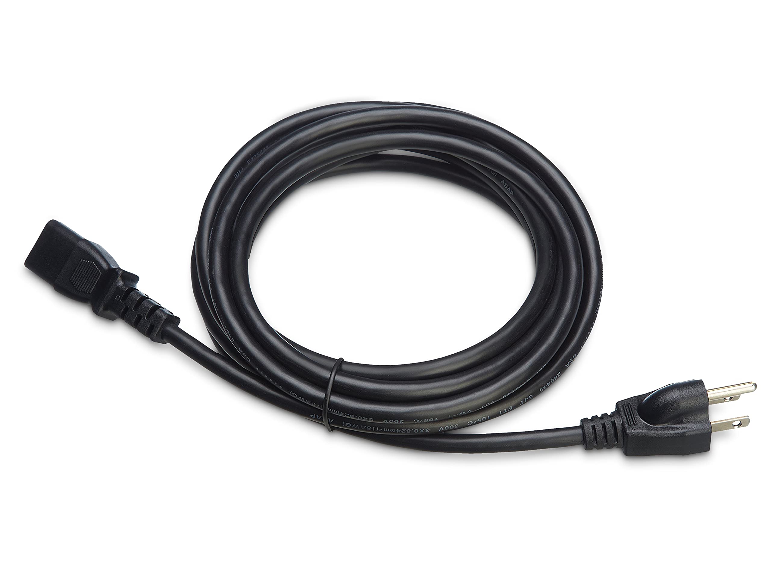 Foto 5 pulgar | Cable De Alimentación Amazon Basics De Repuesto De 12 Pies, Negro - Venta Internacional.
