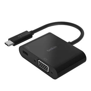 Foto 1 | Adaptador de Carga USB C a VGA + de Belkin para MacBook y iPad - Venta Internacional