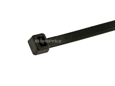 Foto 2 | Brida Para Cables Monoprice, 14 Pulgadas, 50 Libras, 100 Unidades/paquete, Color Negro - Venta Internacional.
