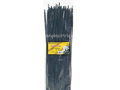 Foto 3 | Brida Para Cables Monoprice, 14 Pulgadas, 50 Libras, 100 Unidades/paquete, Color Negro - Venta Internacional.