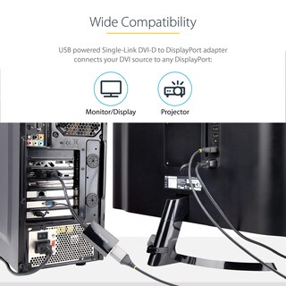 Foto 3 | Adaptador Startech.com Dvi A Displayport Dvi-d A Dp 1920x1200 - Venta Internacional.