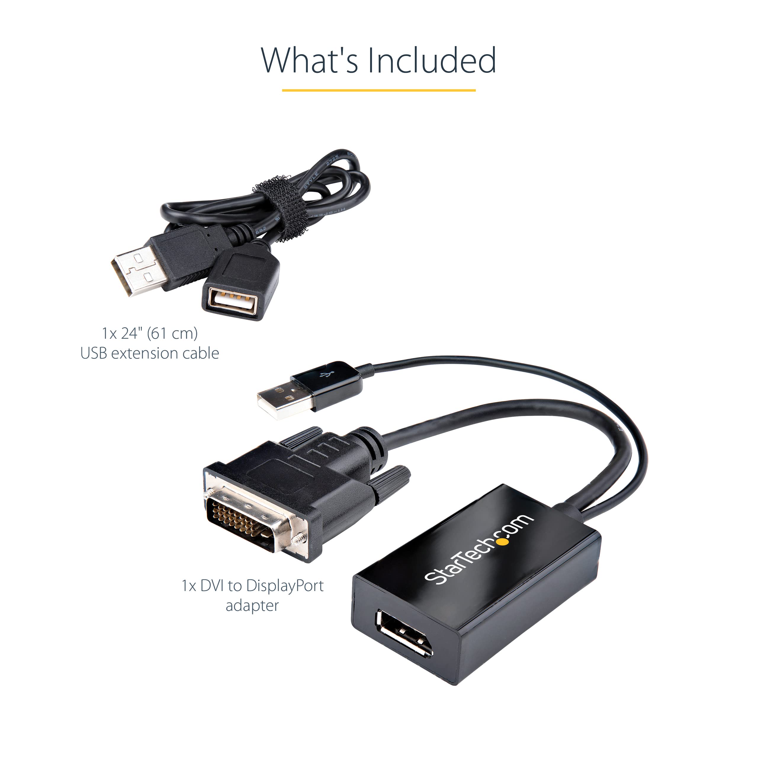 Foto 7 | Adaptador Startech.com Dvi A Displayport Dvi-d A Dp 1920x1200 - Venta Internacional.