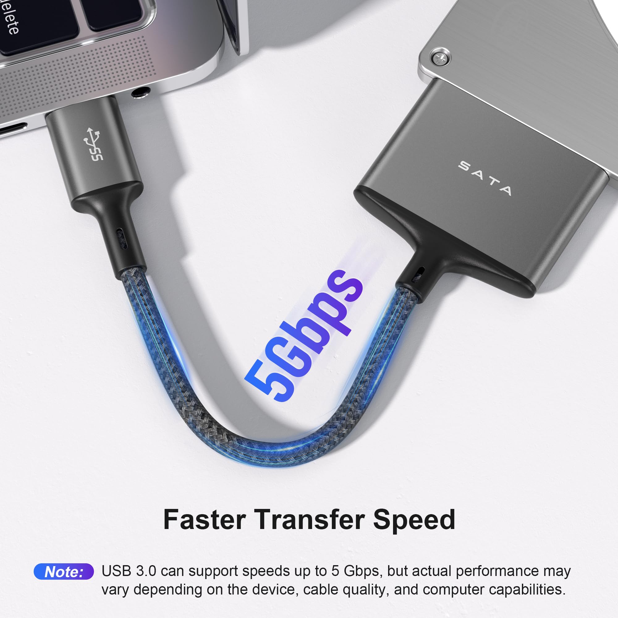 Foto 2 | Cable Adaptador Sata A Usb Y Adaptador Usb C Para Hdd/ssd - Venta Internacional.