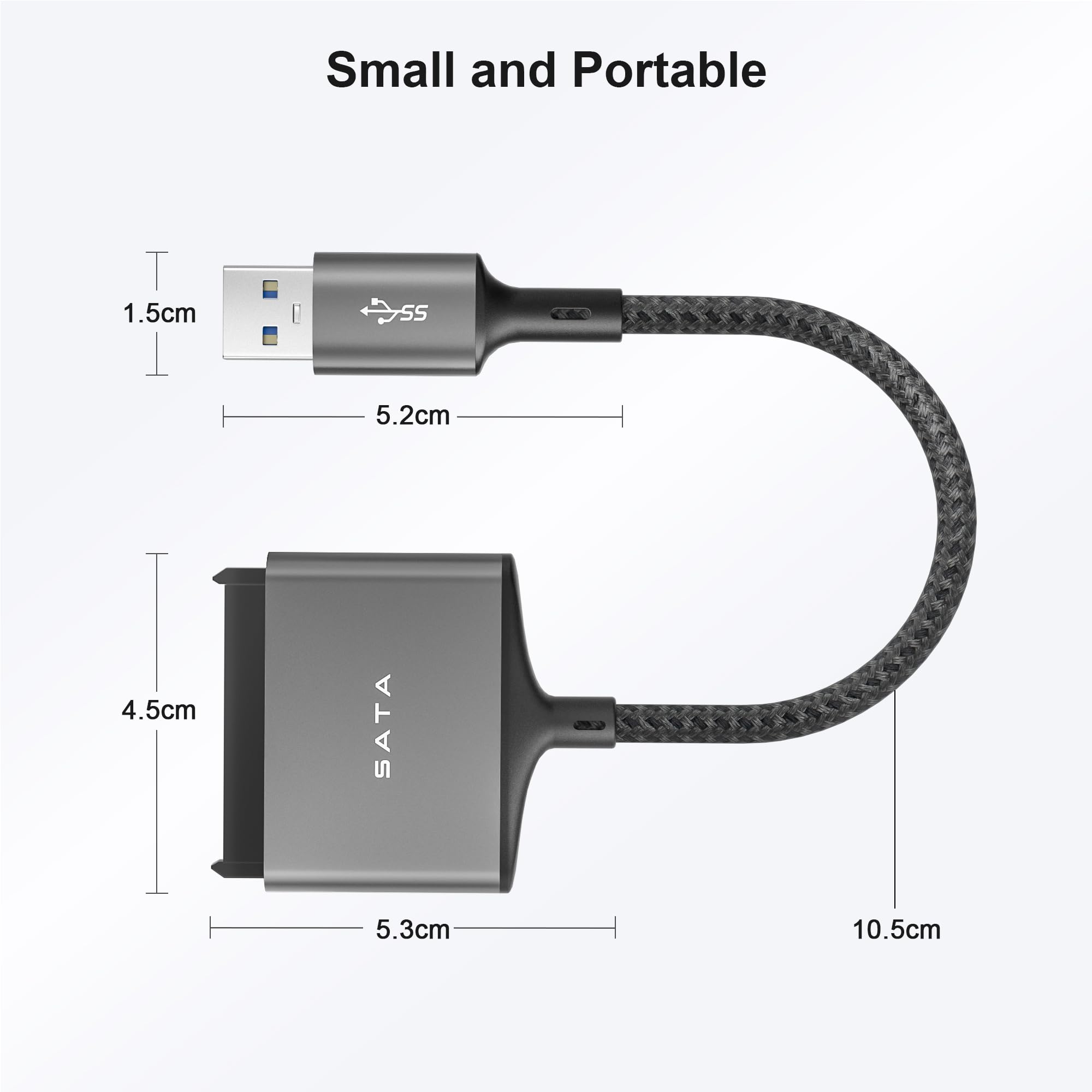Foto 6 pulgar | Cable Adaptador Sata A Usb Y Adaptador Usb C Para Hdd/ssd - Venta Internacional.