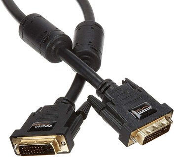 Foto 5 | Cable Adaptador De Monitor Amazon Basics Dvi A Dvi De 2 M, Negro - Venta Internacional.