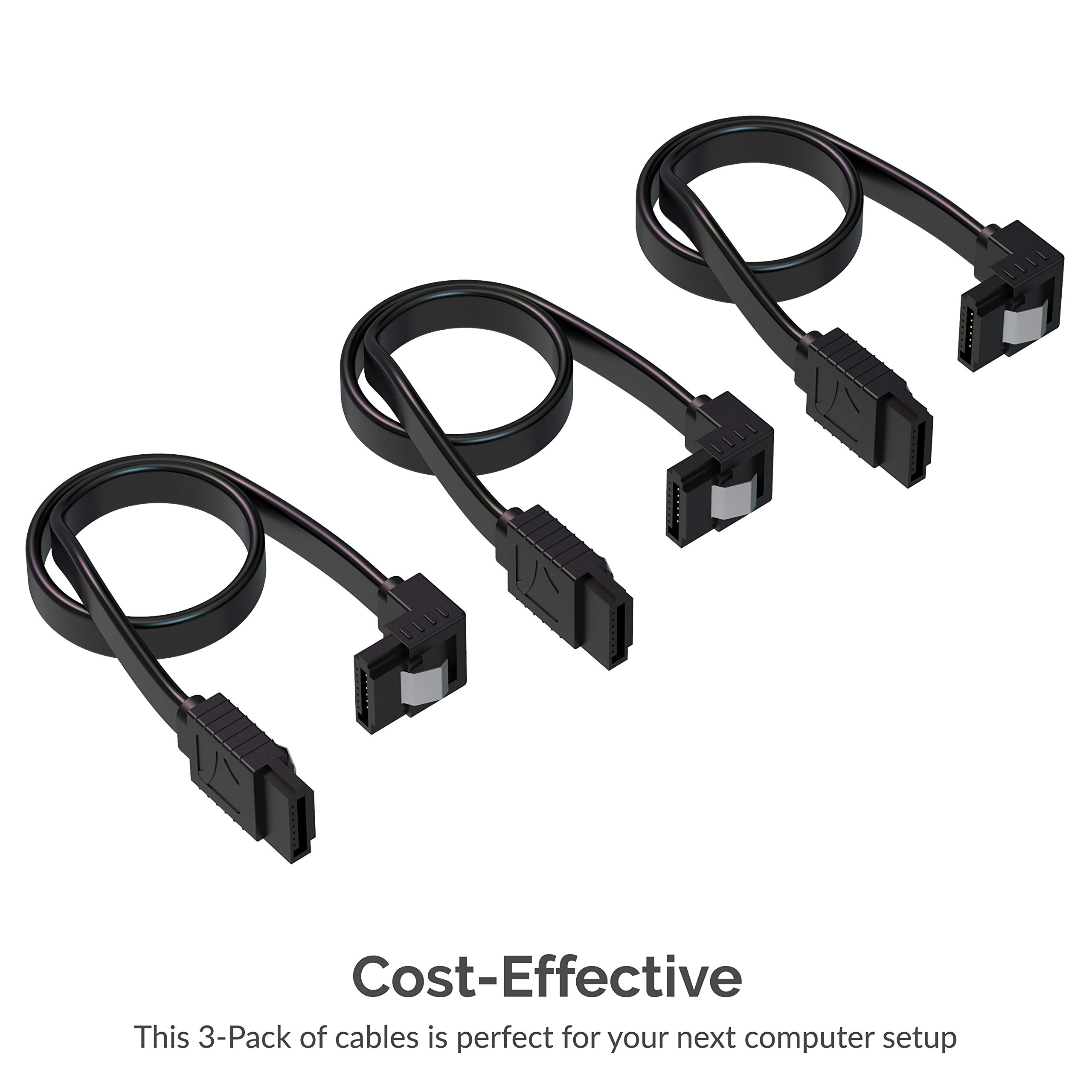 Foto 2 | Cable De Datos Sata Iii Sabrent Cb-srk3 En Ángulo Recto De 50 Cm (paquete De 9) - Venta Internacional.