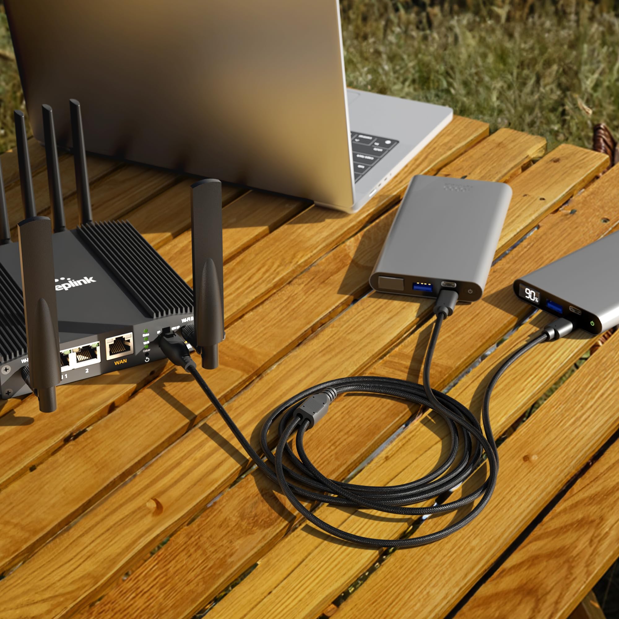 Foto 2 pulgar | Cable De Alimentación Peplink Acw-791 De 4 Pines A Enrutador Usb-c De 1,5 M - Venta Internacional.