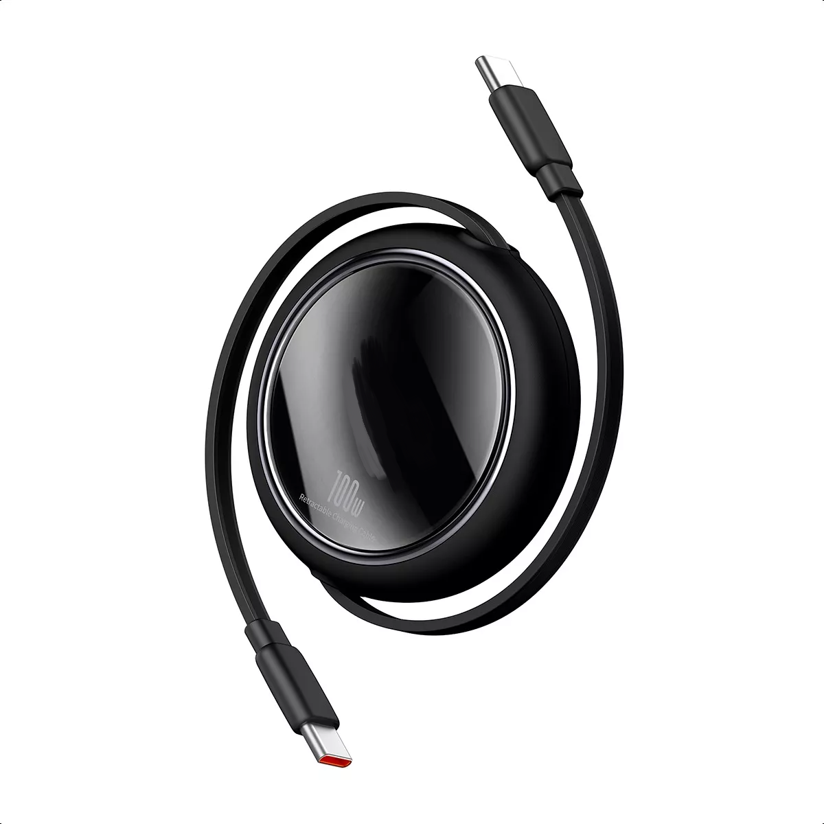 Foto 3 pulgar | Cable Retráctil Tipo C A C De 100w Para Iphone, 1m Eo Safe Imports Esi-16175 Negro