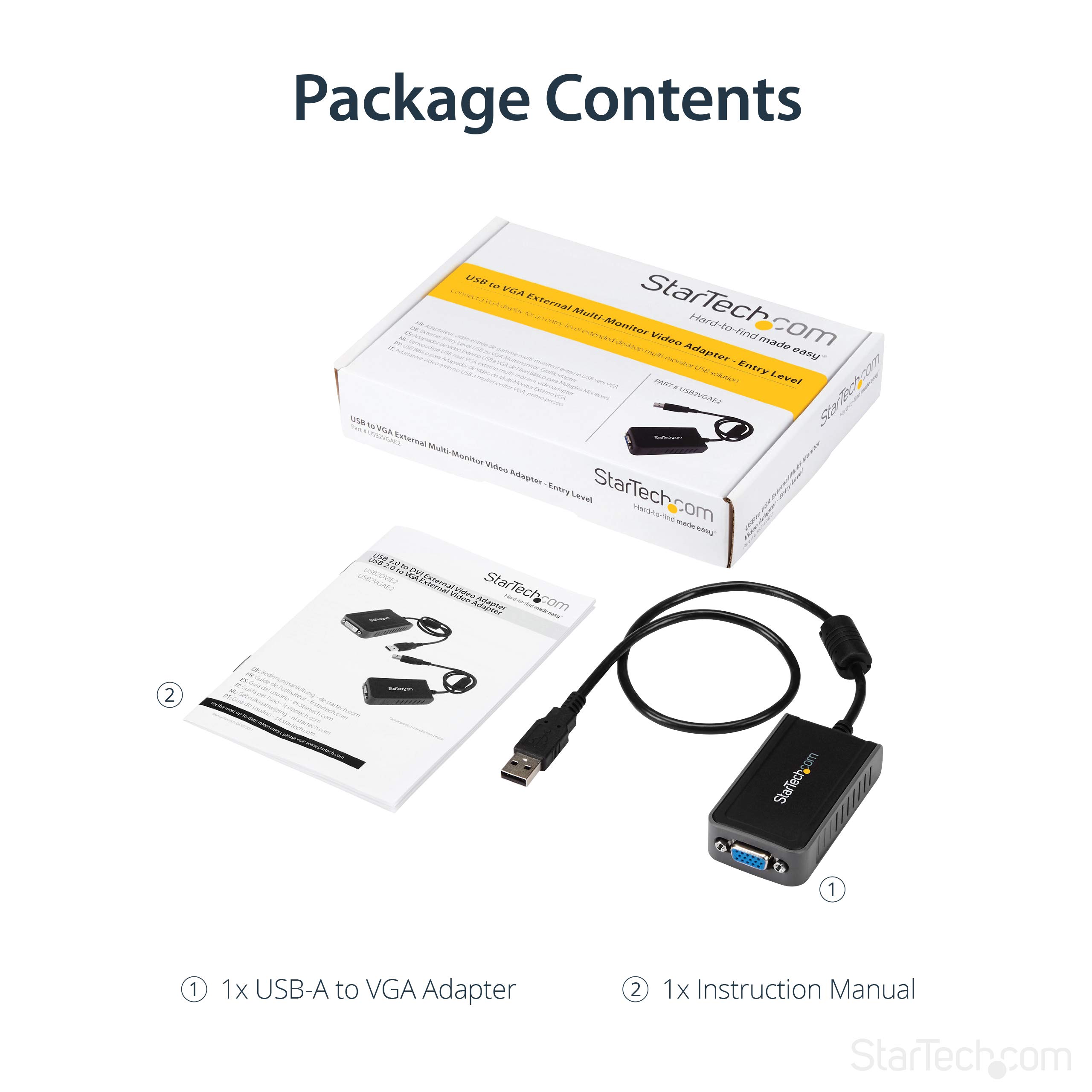 Foto 7 pulgar | Adaptador Usb A Vga Startech.com 1440x900 Para Windows - Venta Internacional.
