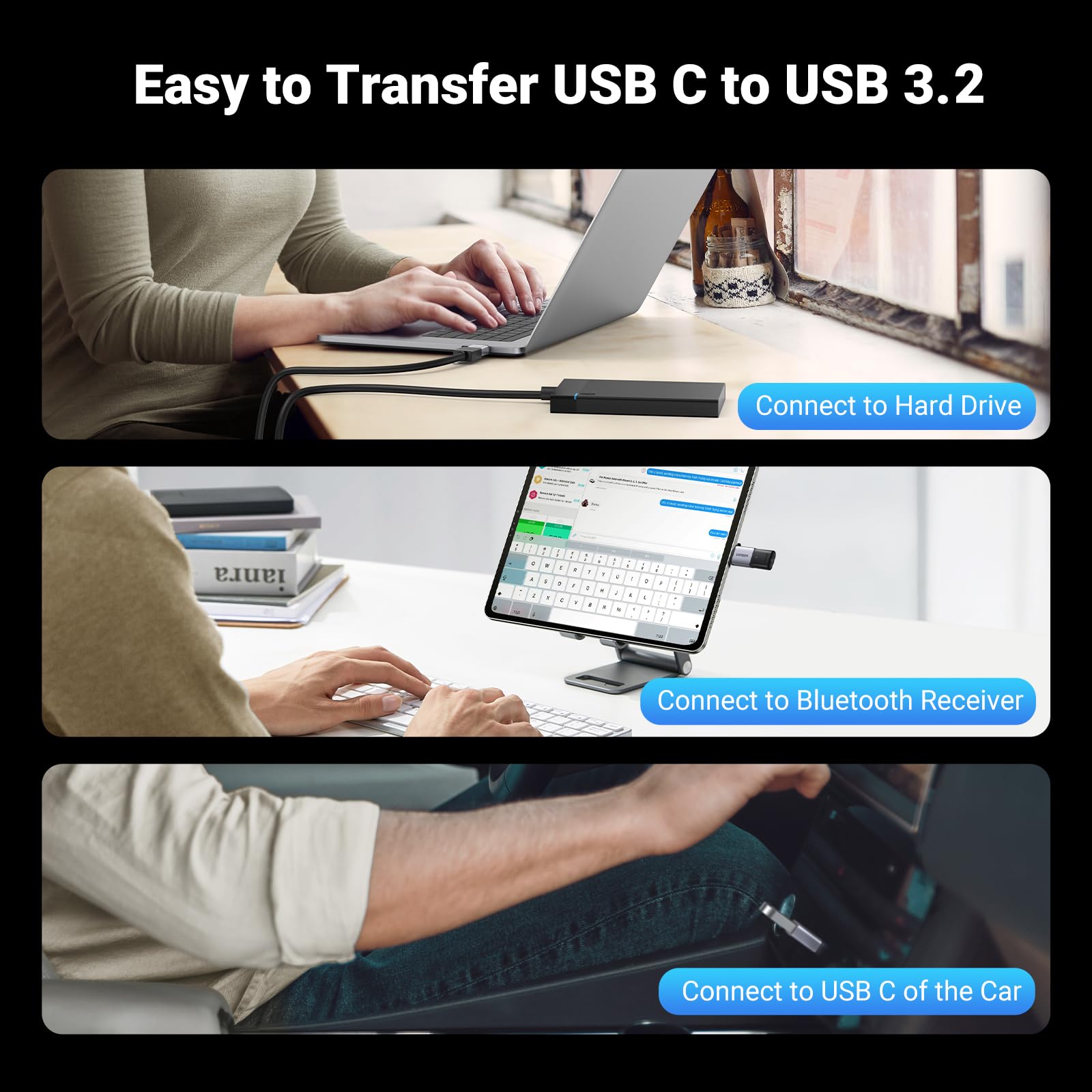 Foto 8 pulgar | Adaptador Usb A Usb C Ugreen Usb C Macho A Usb 3.2 Hembra - Venta Internacional.